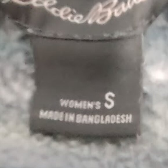 EDDIE BAUER WOMEN'S STRIPED FLEECE 1/4 ZIP PULLOVER SUPER SOFT RAGLAN SLEEVES S - Picture 9 of 16